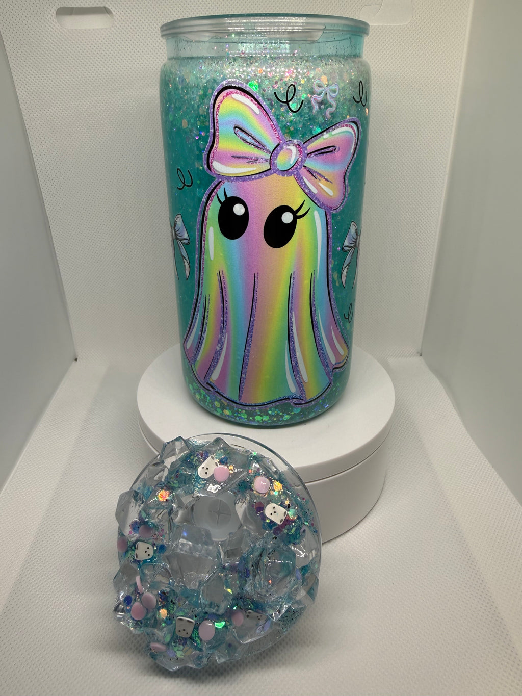 Snow Globe Tumbler 16oz Acrylic