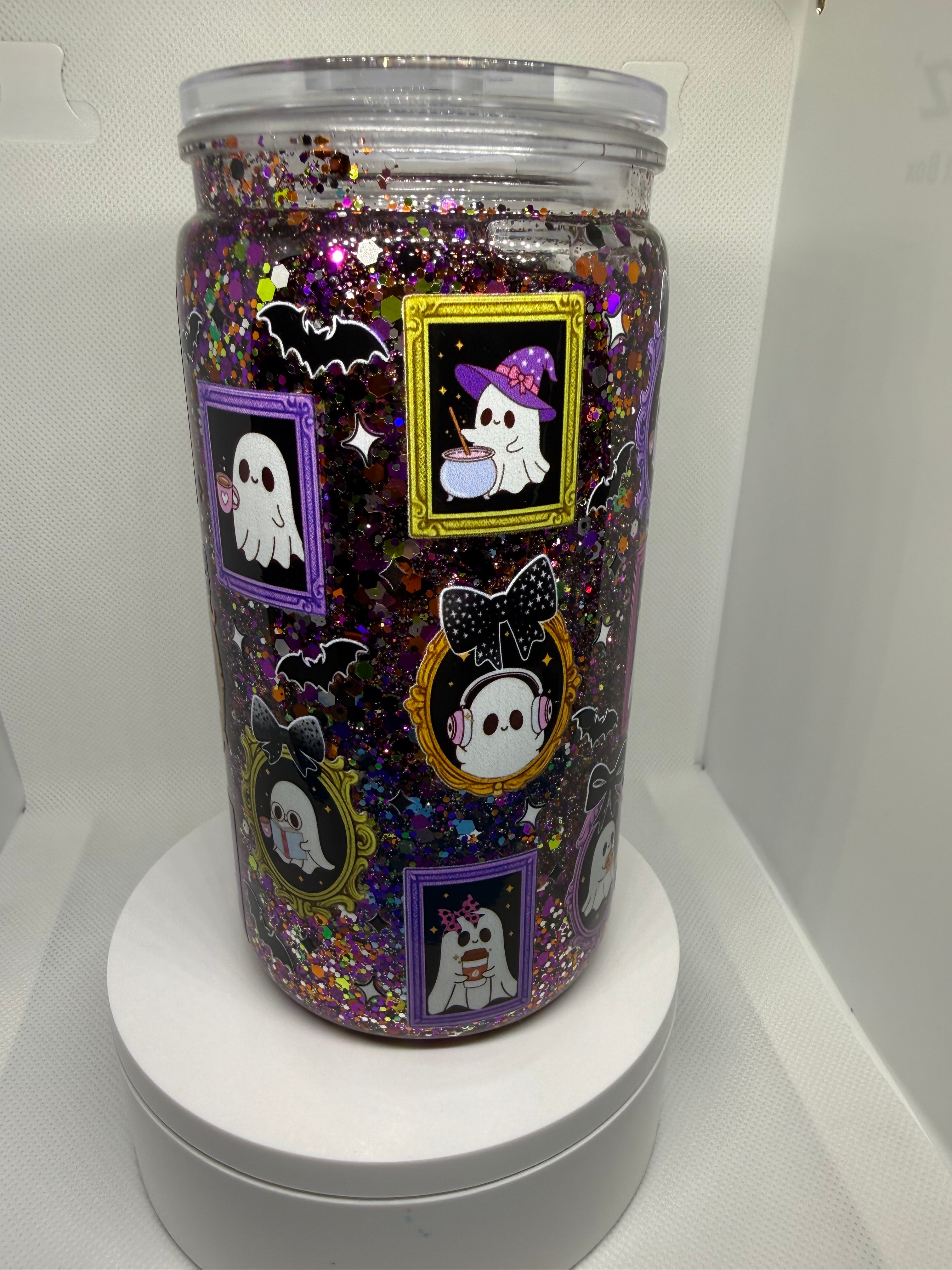 Snow Globe Tumbler 16oz Acrylic