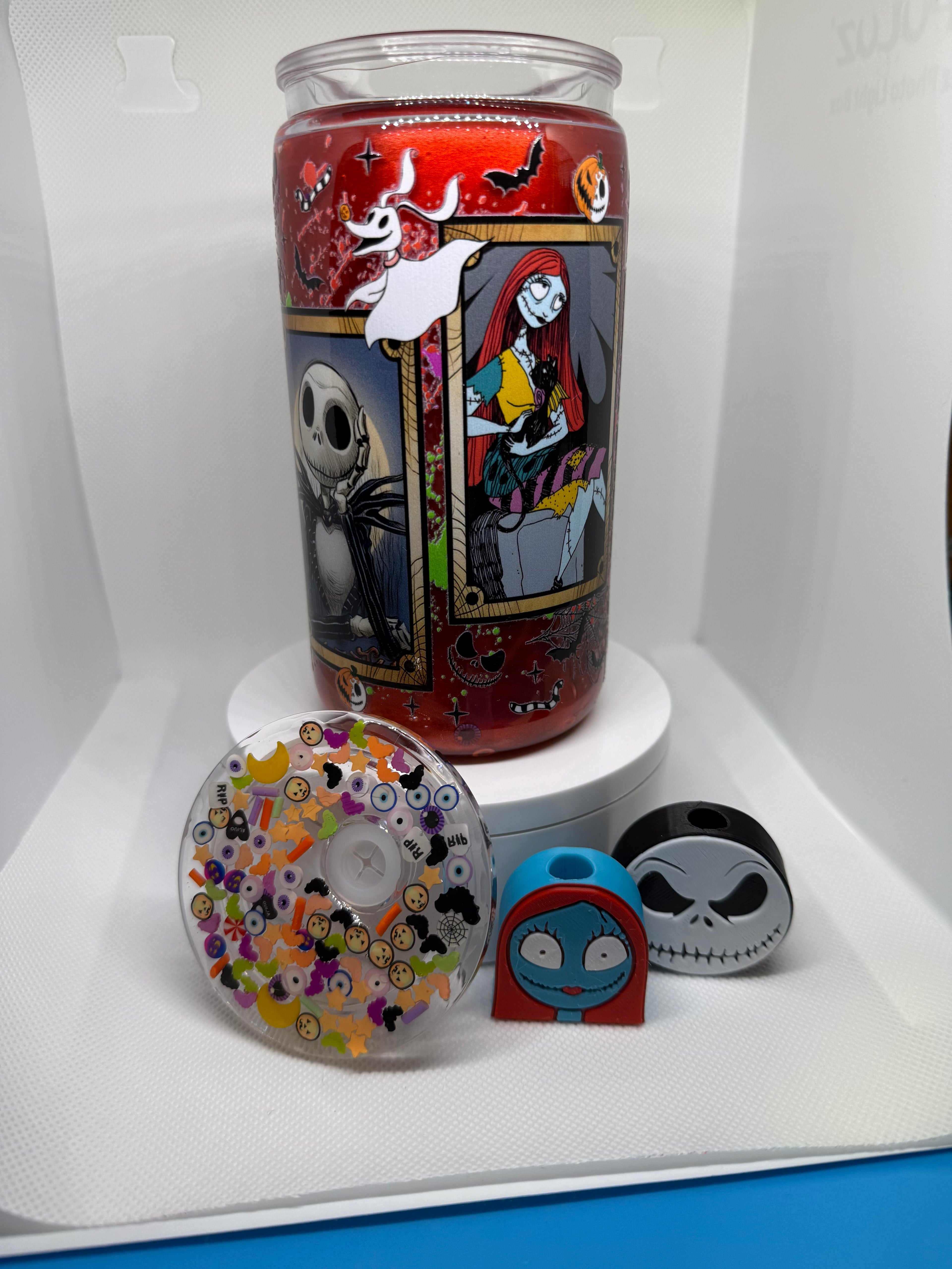 Snow Globe Tumbler 16oz Acrylic