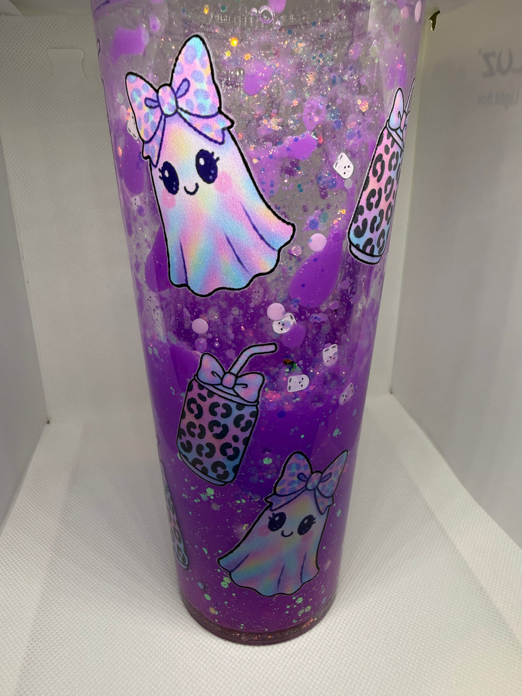 Snow Globe Tumbler 24oz Acrylic
