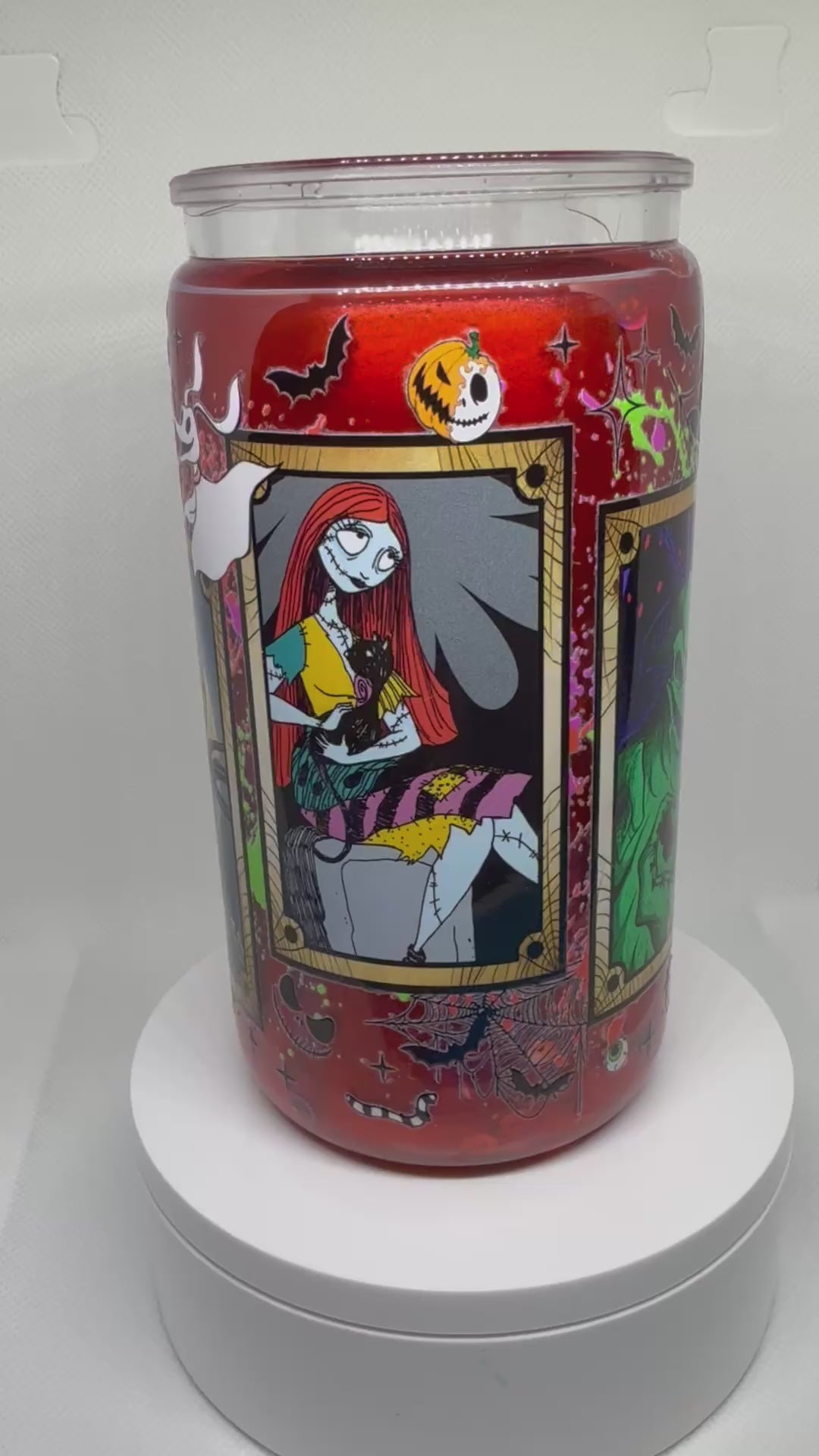 Snow Globe Tumbler 16oz Acrylic